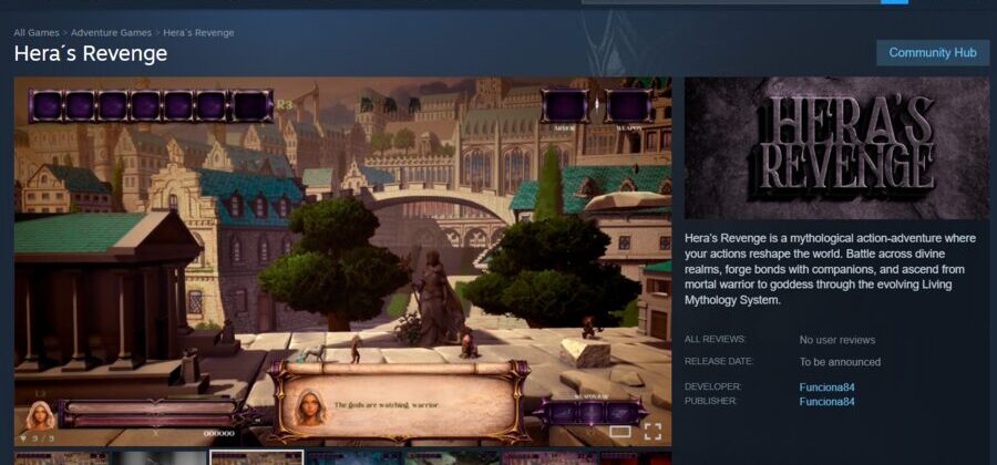 Hera's Revenge on Steam